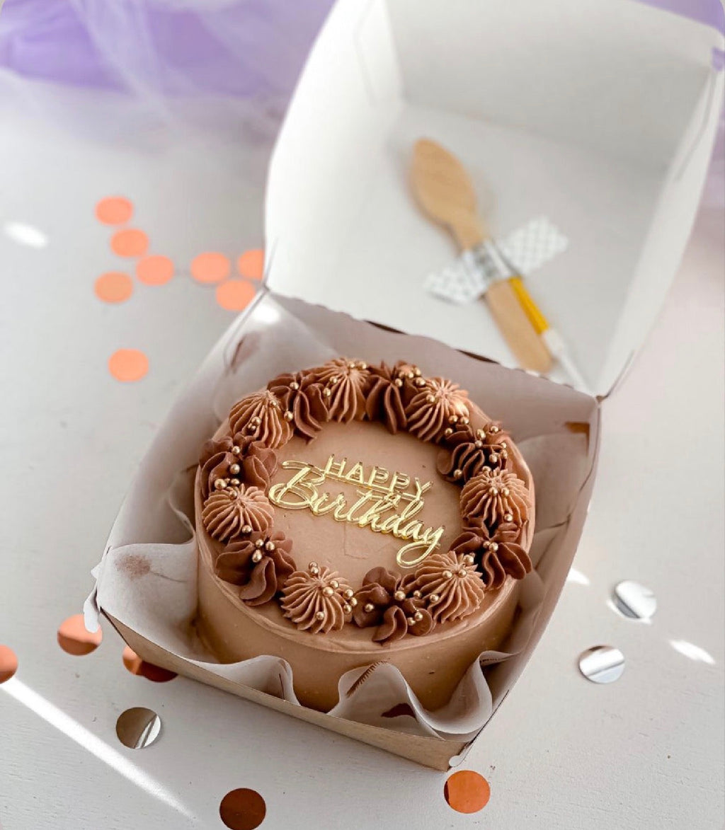 FloJo's Sweets Bento Lunchbox Cake – Custom Mini Cake Gift