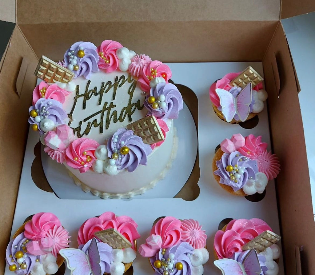 FloJo's Sweets Bento Cake & Cupcake Bundle – The Ultimate Sweet Gift Set
